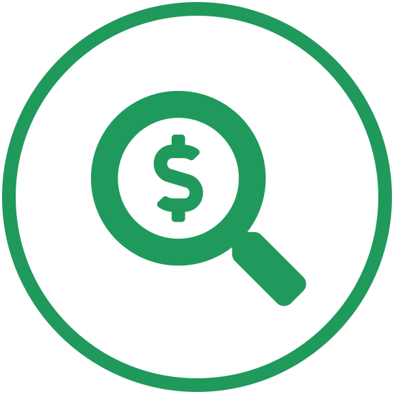 search local funds icon