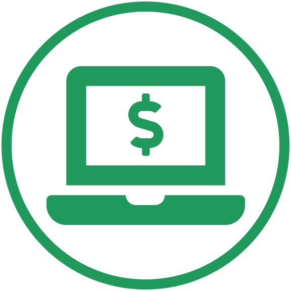 online fundraising icon