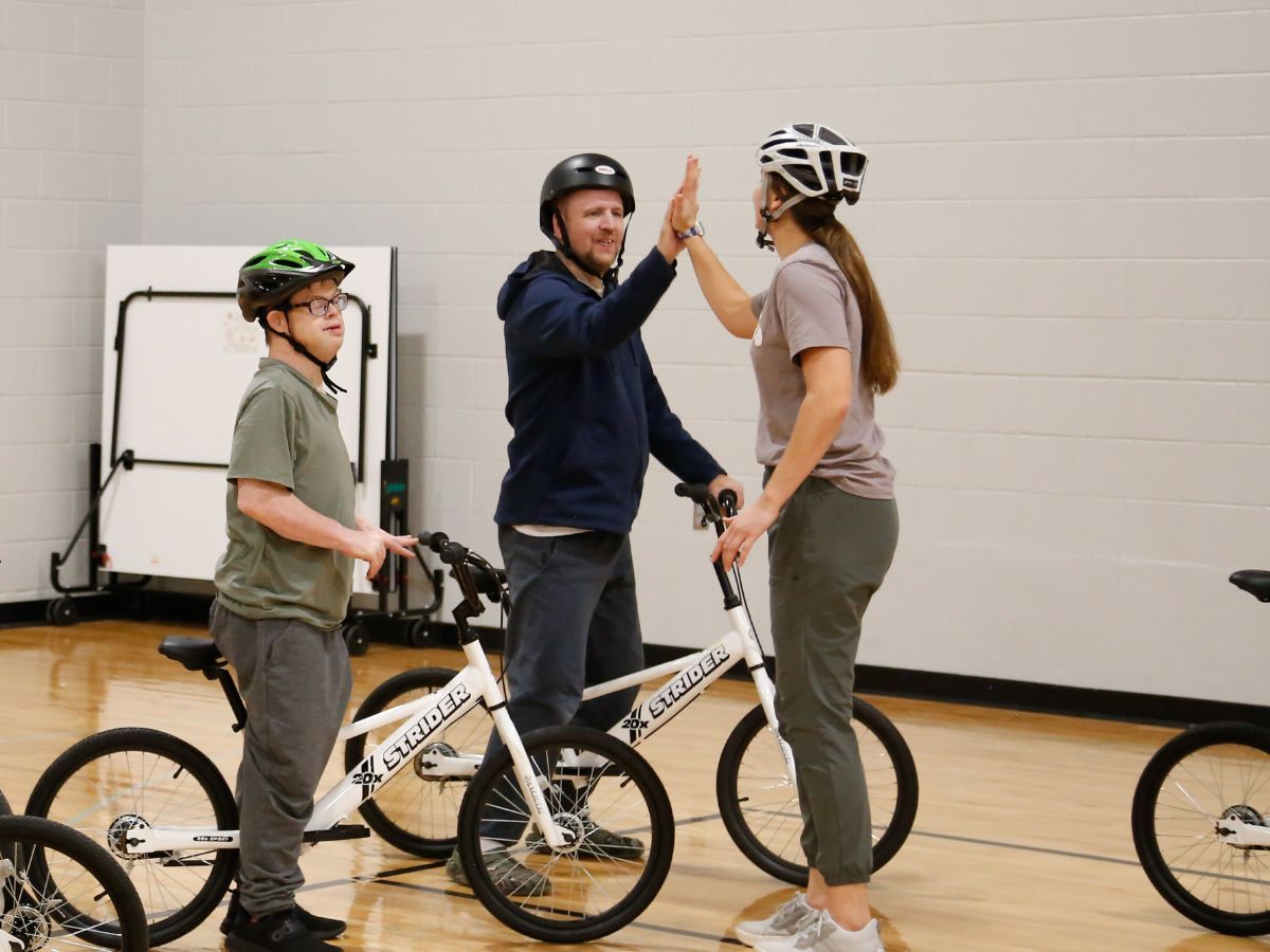Inclusive Classroom Learning to Ride Bikes