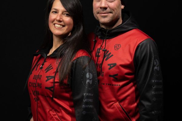 All Kids Bike ambassadors Rene and Chris Creed