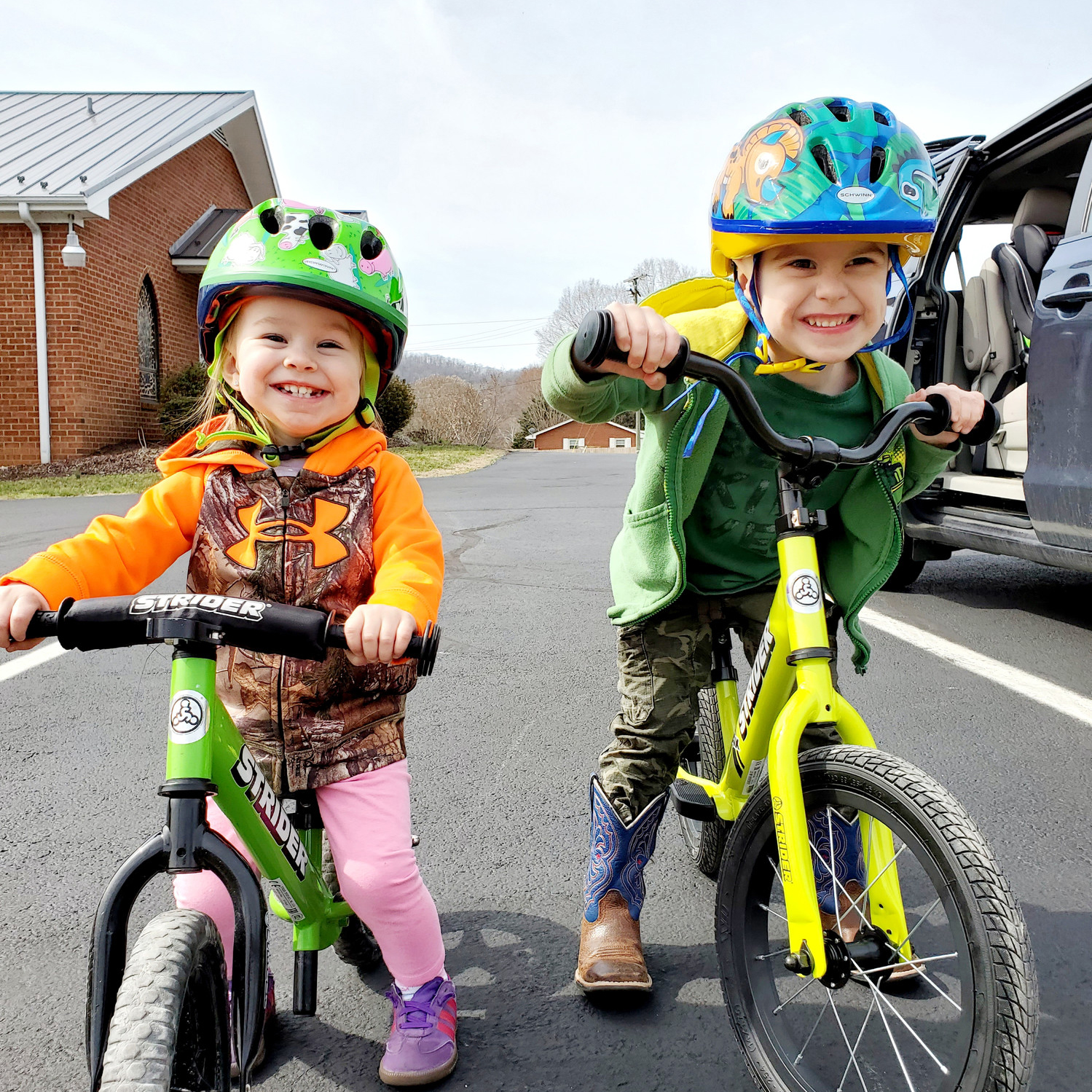 Learning to pedal a bicycle builds confidence in children