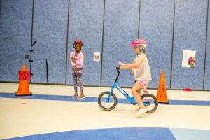 Learning to ride a balance cheap bike