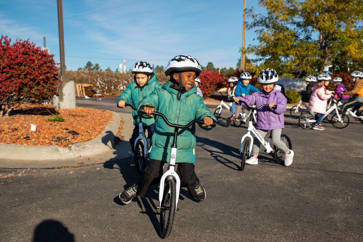 Riding on on sale a bike