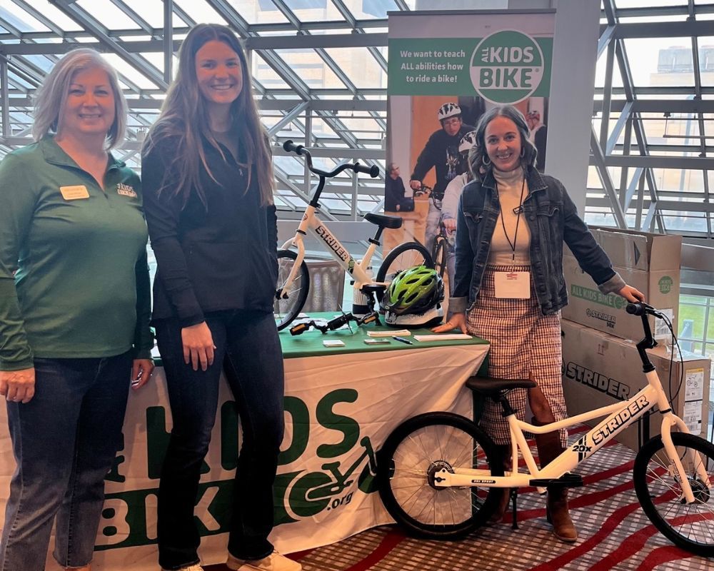 All Kids Bike Booth at National Down Syndrome Society Conference